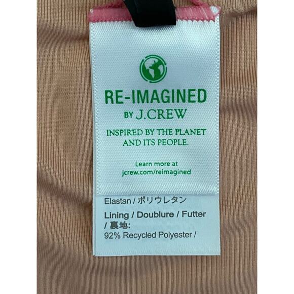 J.Crew NWT Pink Floral Tossed Floral Curved-Waist Cheeky Bikini Bottom Size 3X - Picture 13 of 16